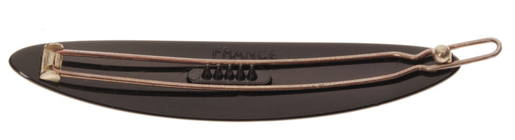 France Luxe Oblong Tige Boule Barrette Black