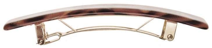 France Luxe Small Luxury Rectangle Barrette Nacro Mocha