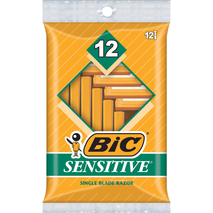 BIC Single Blade Razor, Sensitive, 12 ct online at globaldelivered
