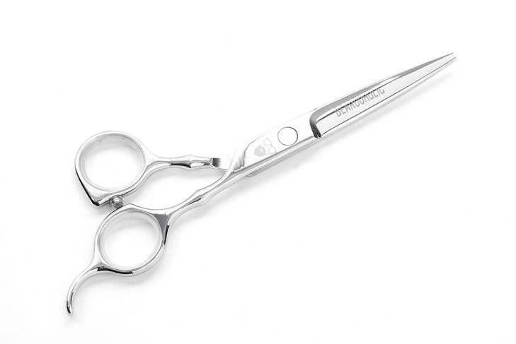 Beardoholic Beard Scissors Japanese 6 IN Stainless Steel Barber Hair Cutting Shears Exceptionally Sharp Fine Adjustment