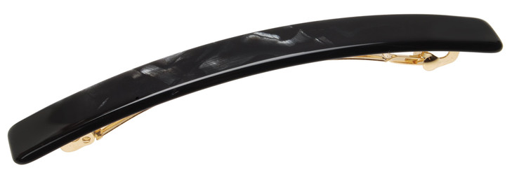 France Luxe Kona Long and Skinny Barrette Nacro Black