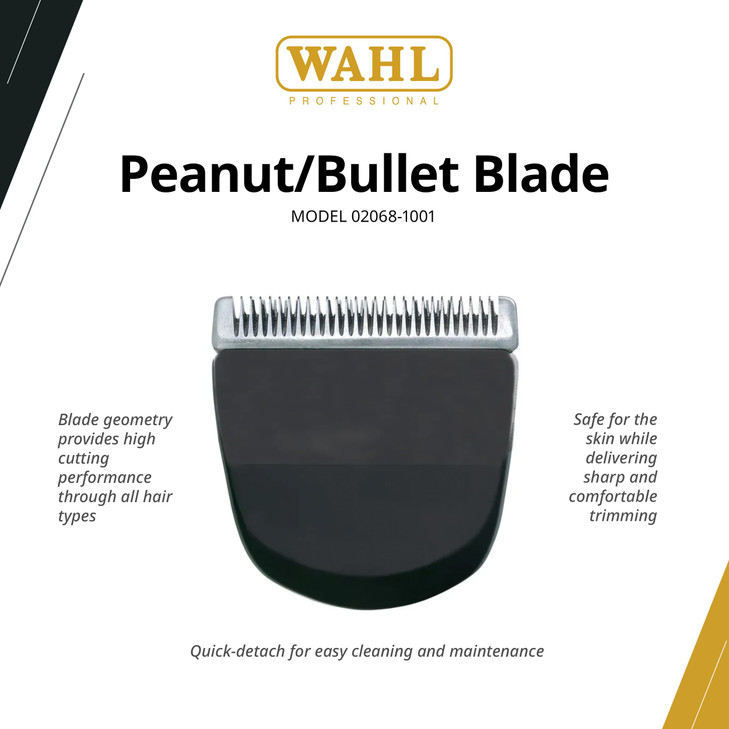Wahl Professional Standard SnapOn BulletBullet Unplugged Blade Easy Maintenance Fits Black Peanut and Sterling Bullet