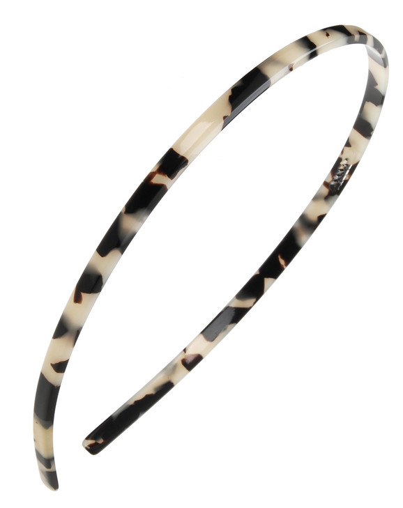 France Luxe Ultracomfort Thin Headband 18 Classic Non Slip Skinny Headbands for Women With Gentle Teeth Flexible Plastic