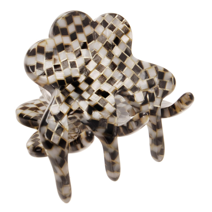France Luxe Mini Mermaid Claw Clip Opera Silver