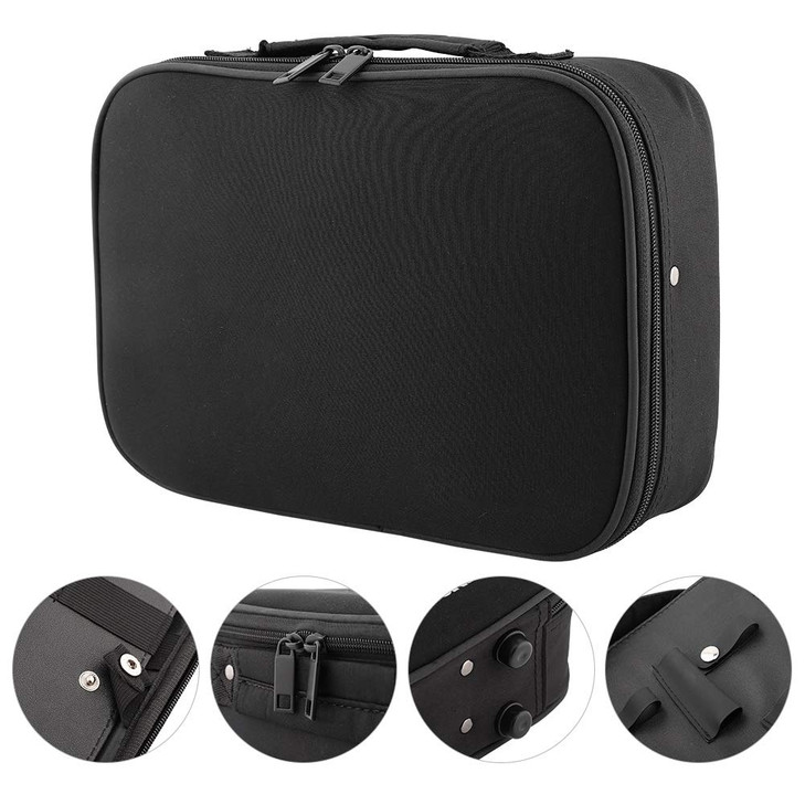 Large Capacity Barber Carrying Case Professional Barber PU Leather Hairdressing Hair Scissors Bag Hair Styling Tool Case