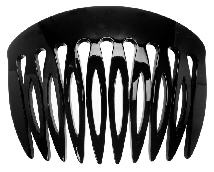 France Luxe Classic European Side Comb Opera Silver