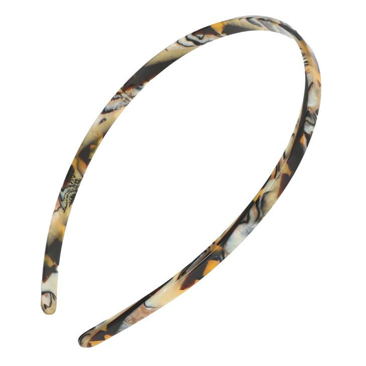 Thin Headband for Women 14 Ultracomfort Plastic Headband Brown Lasco Flexible Fit with No Slip Gentle Teeth AllDay Hold