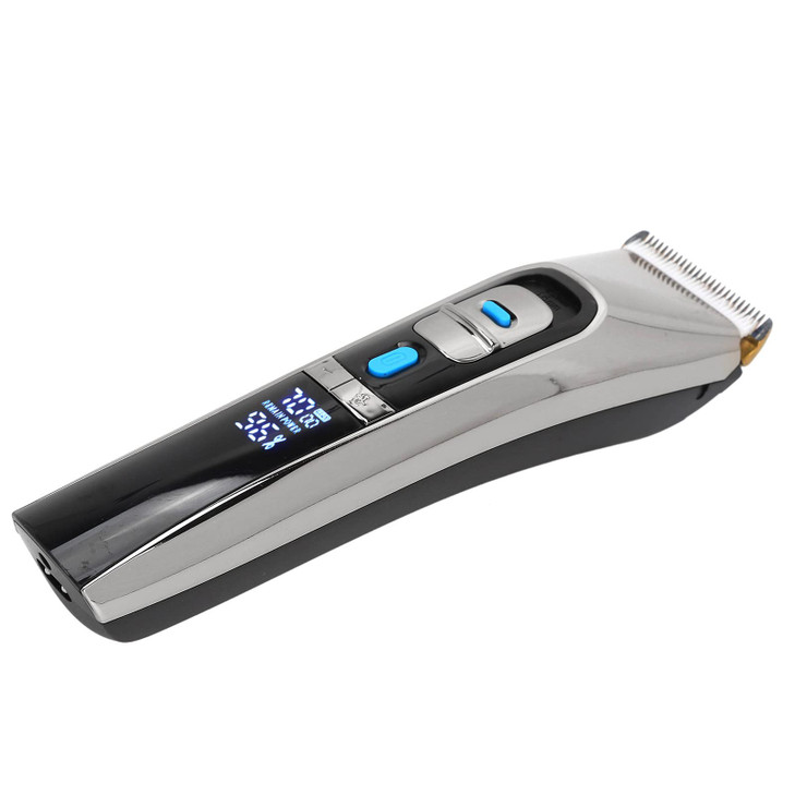 Pyhodi Electric Hair Clipper Mens Stainless Steel Hair Clipper USB Rechargeable Lithium Powered Low Noise Beard Trimmer