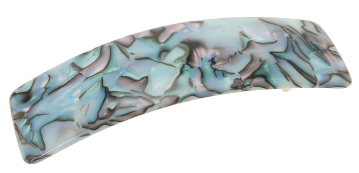 France Luxe Large Rectangle Barrette South Sea
