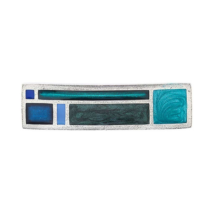 Danforth RiversongTwilight Barrette Large Handcrafted Pewter Barrettes For Women Large French Clip Thick Hair Friendly 3