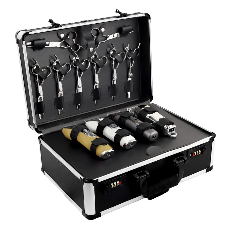 HUIMSWARM Professional Barber Supplies Case Portable Travel Carrying Case for Hair Stylist Pet Groomer MultiSpace Design