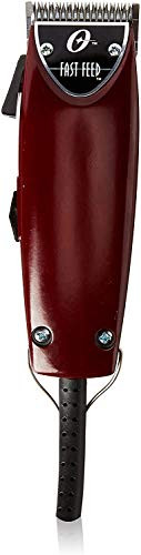 Oster Fast Feed Adjustable Pivot Motor Clipper 76023510 with 8 Piece Guide Comb Set and Neck Duster