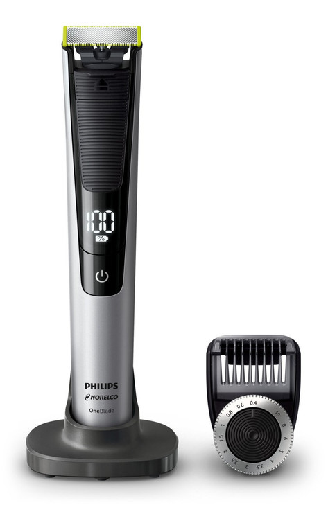 Philips Norelco Oneblade QP652070 Pro Hybrid Electric Trimmer and Shaver BlackSilver