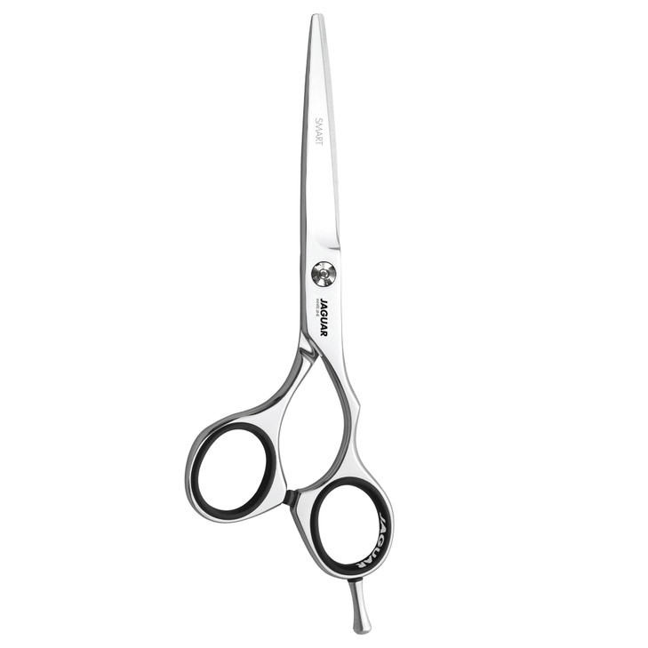 Jaguar Shears White Line Smart 55 Inch Professional Classic Ergonomic Steel Hair CuttingTrimming and Texturizing Scissor