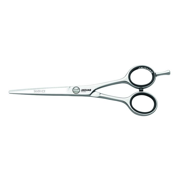 Jaguar Shears White Line Silver Ice 6 Professional Ergonomic Steel Hair Cutting Trimming