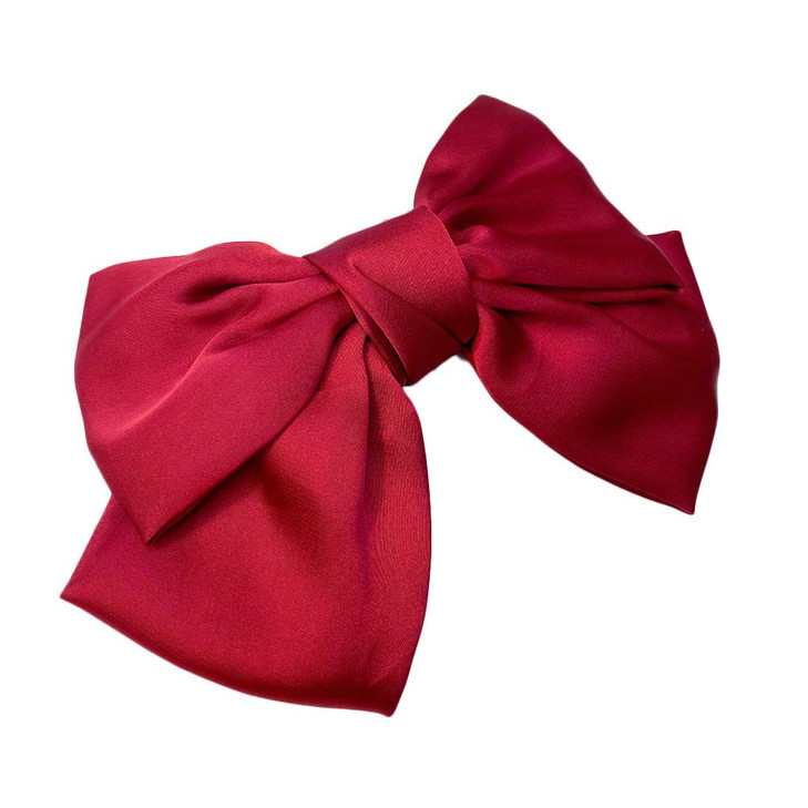 MXXGMYJ Hair Clip Large Red Bow Hair Bow for Women Girls Hair Accessories Styling Tools Party Gifts Decoration 1 Count