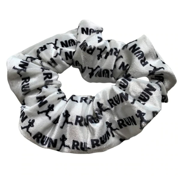 Runner Scrunchie Track and Field Hair Accessories Cross Country No Crease Runner Premium Velvet Elastics Gift for Women