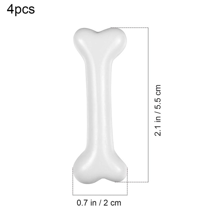 Beaupretty Halloween White Dog Bone Hair ClipsArtificial Dog Bone Hairpins Alligator Barrettes Christmas Hair Accessorie