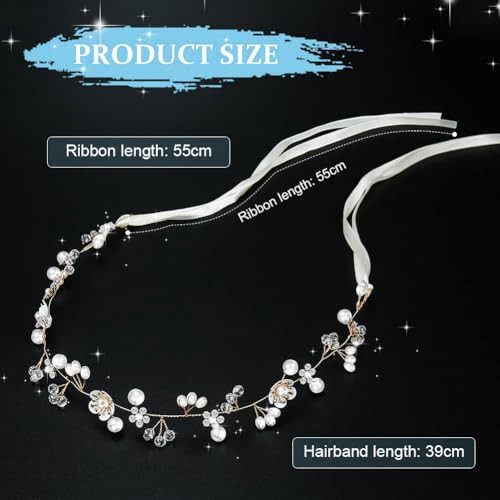 Tanfeine Flower Girl Headpiece Flower Girl Hair Accessory Wedding Headpiece for Bride Princess Crown First Communion Hai