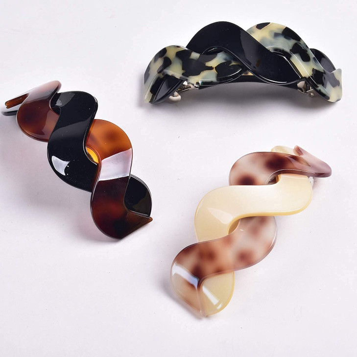 Large Hair Barrettes and Clips for Womens Thick Hair