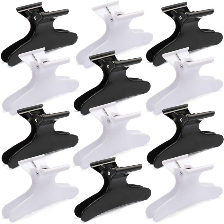 Ondder Hair Clips for Styling and Sectioning Butterfly Pro Salon Clamps for Cutting Coloring Hair Hair Accessories for W