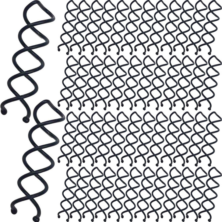 Hyamass 50Pcs Bobby Pins for Women Spiral Hair Ties NonScratch Round Tip French Hair Pins Secure Hold for Buns DIY Hairs