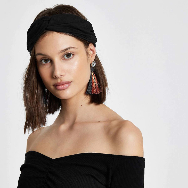 Huachi Turban Headbands for Women Trendy Wide Women Head Bands Fall Fashion Must Haves Thick Boho Stretchy Hair Bands No