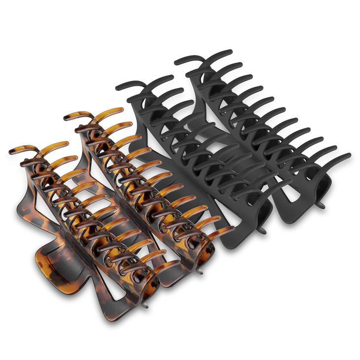Antmoilios Extra Large Claw Clips for Thick Hair 64 Inch Strong Hold Matte Jumbo Accessories for Women Long Curly Hair C