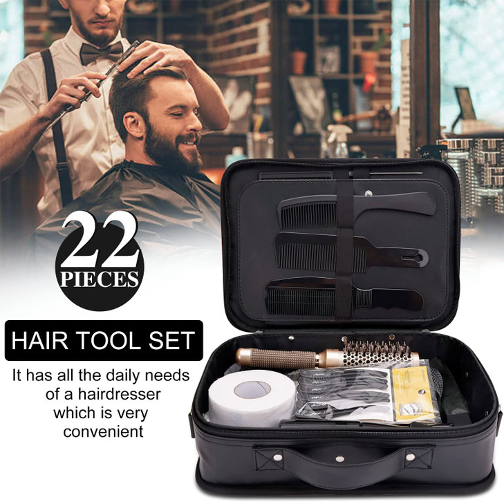 Hair Cutting Scissors Shears Kits 29 pcs Professional Haircut Scissors Set for Barber Salon Home Complete Hair Cutting K