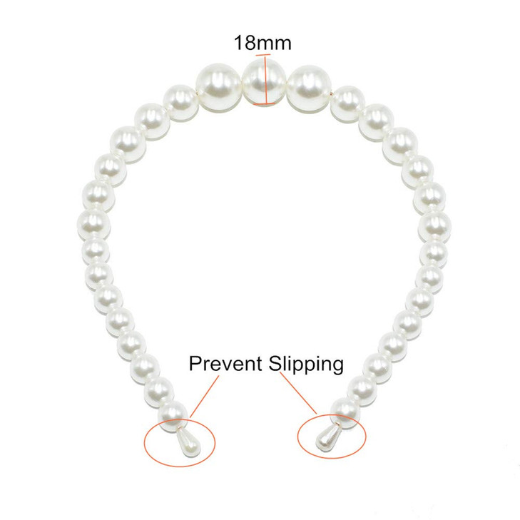 AISIBO Pearl Headbands for Women Elegant Bling Bridal Hair Hoop Hairpins Barrette Styling Wedding Hair Accessories for B