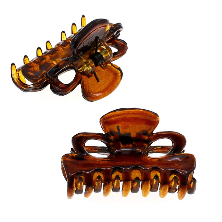 Camila Paris CP26282 French Hair Clip for Women Set of 2 Small 1 inch Girls Hair Claw Clip Jaw Fashion Durable Styling H