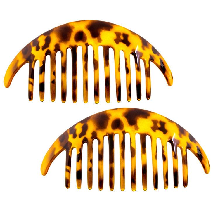 Camila Paris CP28772 French Hair Side Combs Tokyo Interlocking Combs French Twist Hair Combs Strong Hold Hair Clips for