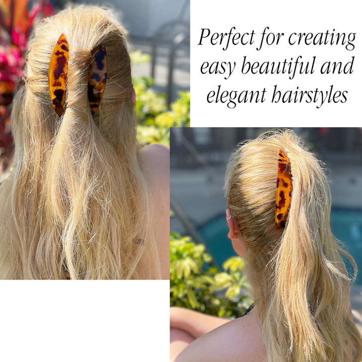 Camila Paris CP28772 French Hair Side Combs Tokyo Interlocking Combs French Twist Hair Combs Strong Hold Hair Clips for