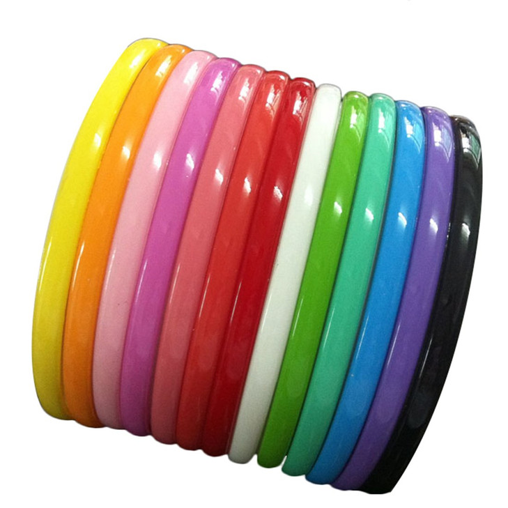 Yazon 8mm Colorful Plastic Teeth Headbands Girls Women Headband Pack of 13