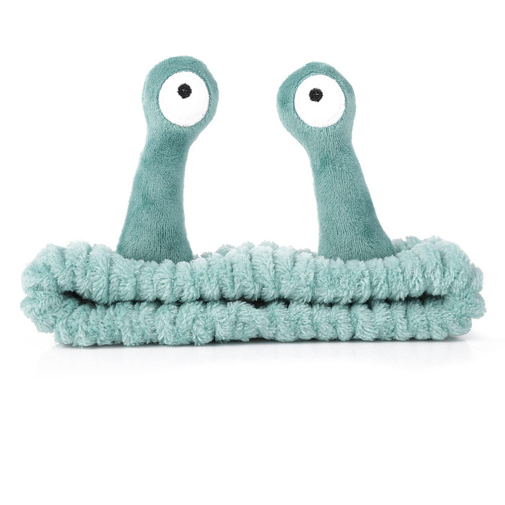 Molain Face Wash Headband Palm and Snail Spa Hair Bands Makeup Headbands Women Cartoon Cute Coral Fleece Elastic Headban