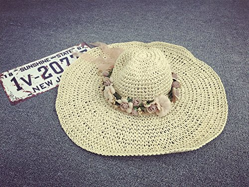 Artfen Bridal Flower Garland Headband Flower Crown Hair Wreath Halo Adjustable Ribbon Wedding Festivals Red Bean Paste