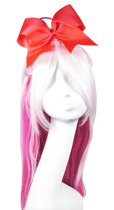 HipGirl Cheer Bow Hair Ties6 Hair Bows for Girls Women Cheerleader Softball Gifts 2 Count White Cheerleading Hair Bows