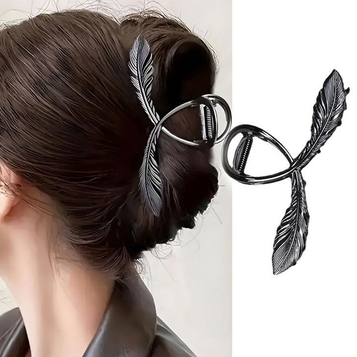 Rose Metal Hair Claw Clips 1Pc Flower NonSlip Hair Claw for ThinThick Hair Fashionable Hair Styling Accessory for Women