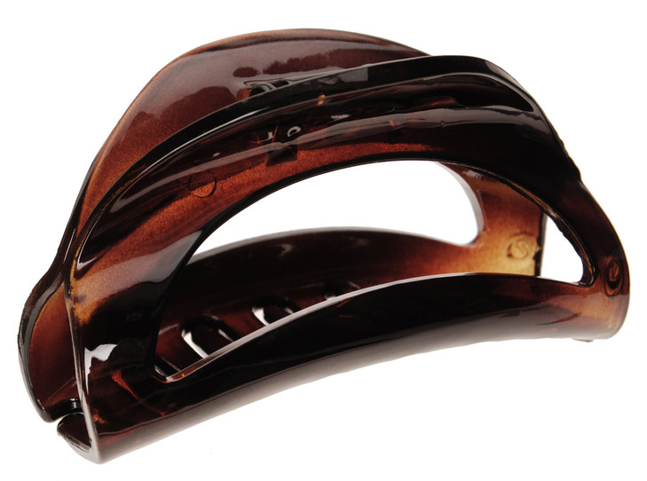 France Luxe Belle Cutout Curve Claw Clip Handmade French Hair Clips for Women All Hair Types Strong Hold With Gentle Gri