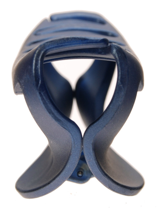 France Luxe Belle Cutout Curve Claw Clip Matte Navy