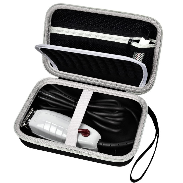Case for Andis Professional TOutliner Beard Hair Trimmer Model GTO 04780047100460304775 with Mesh Pocket for Attachment