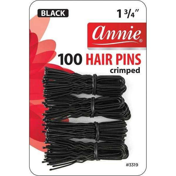 Annie Hair Pins 1 34 100Ct Black