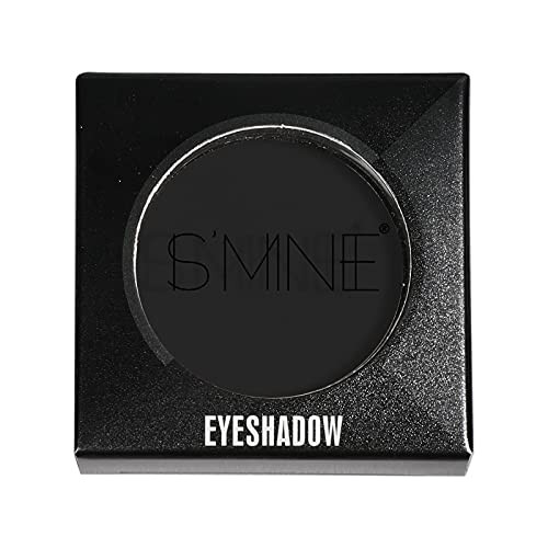 ISMINE ISMINE Single Black Matte Eyeshadow Powder Palette High Pigment Longwear Intense Color Best Black Eyeshadow