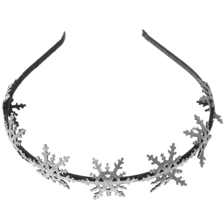 Lurrose Snowflake Headband Snowflake Crown Christmas Hair Accessories for Women Girls