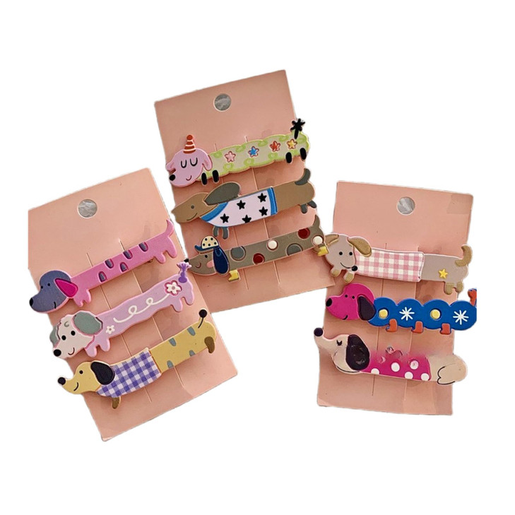 Dog Hair Clips Kids Hair Pins Hair Accessories Cute Accessories Dog Hair Clips For Women Girls 9 Pack
