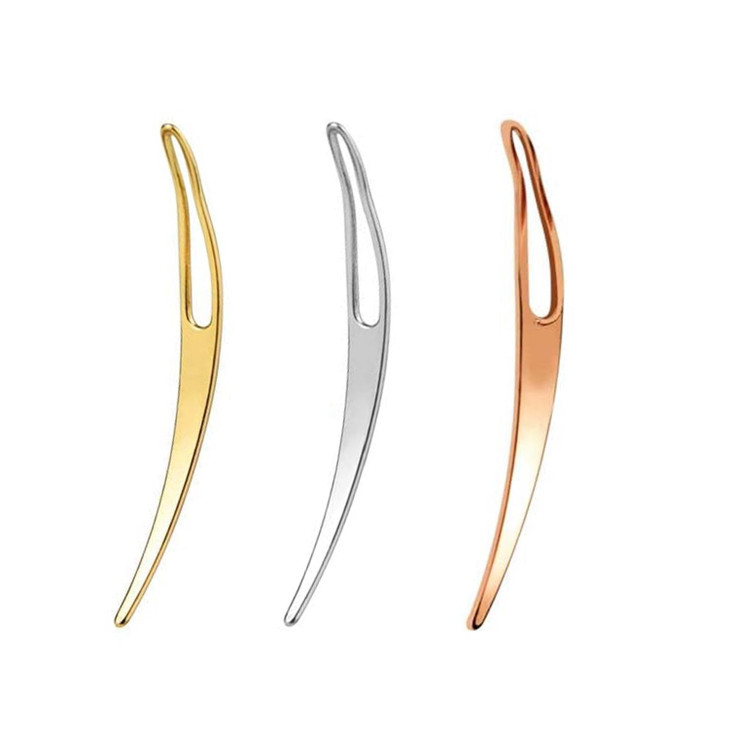 Townus Dreadlock Tool 3pcs Interlocking Tools for Sisterlock EasyLoc Locs Hair Maintenance Retightening Gold Silver Rose