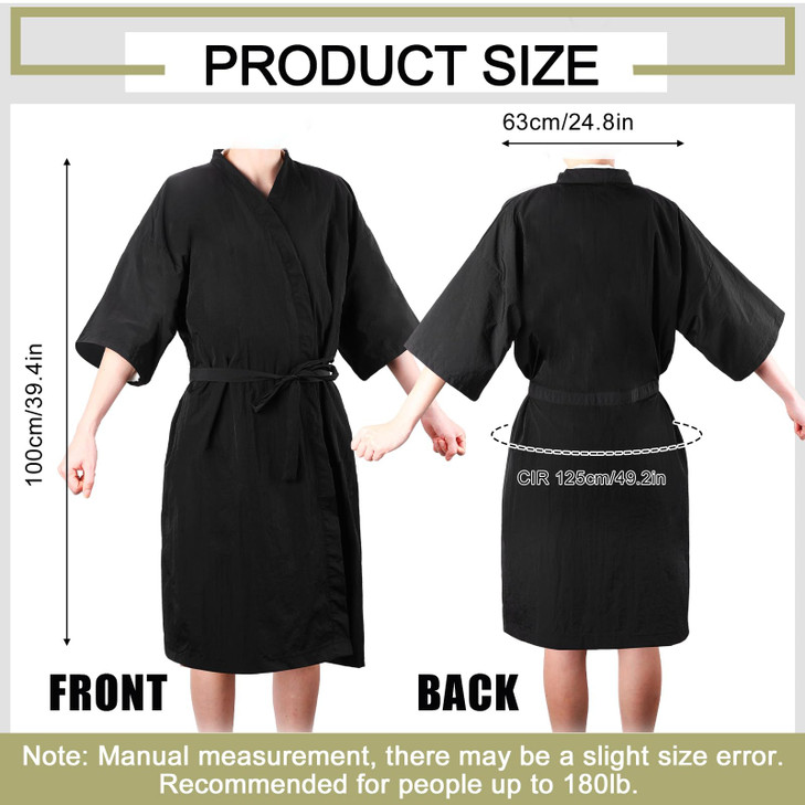Toulite 20 Pcs Salon Robes black Salon Smocks for Clients Hair Client Gown Cape for Men WomenClassic
