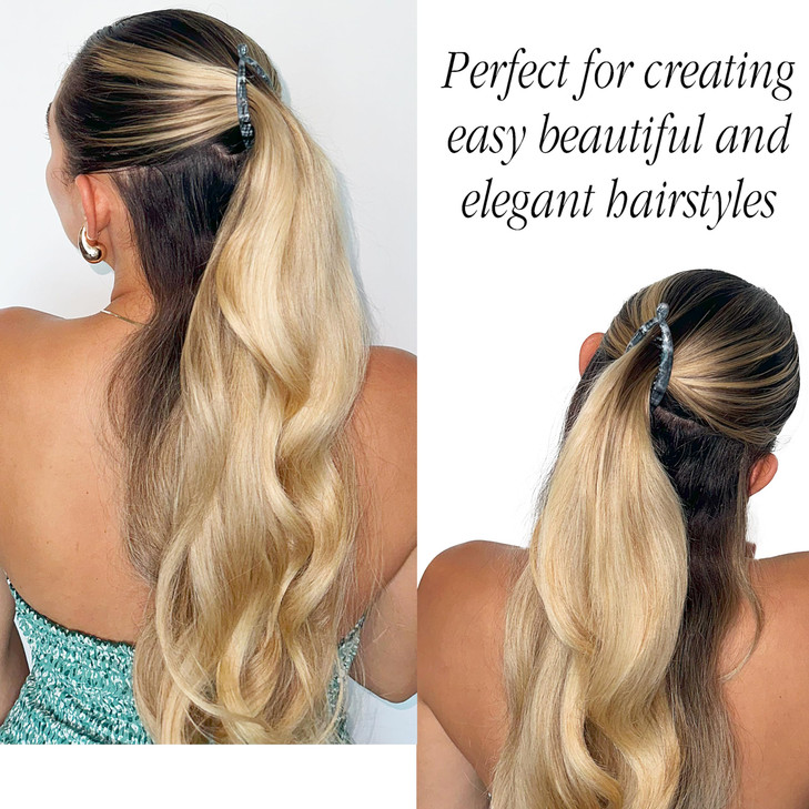 Camila Paris CP3103 French Extra Small Banana Clip Hair Comb for Fine Hair Classic Banana Clips Hair for Thin Hair Ponyt