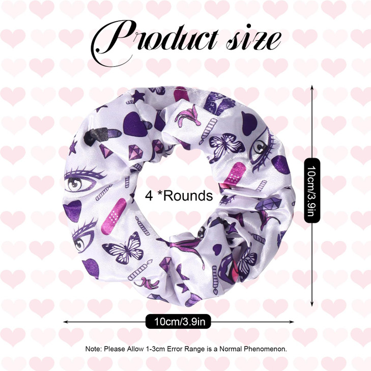 Tie Dye Scrunchies Elastics Hair Ties Cute Soft Scrunchy Hair Bands Hair Styling Accessories Party Favors for Women Girl