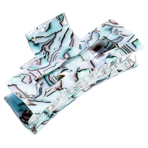 France Luxe Large Rectangle Cutout Claw Clip South Sea